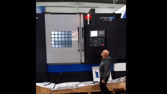 Hwacheon  CNC AutoDoor opening two doors or left door only-high