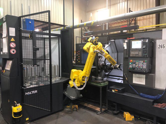 CNC Machine Loading Robot: The Basics | Halter CNC Automation
