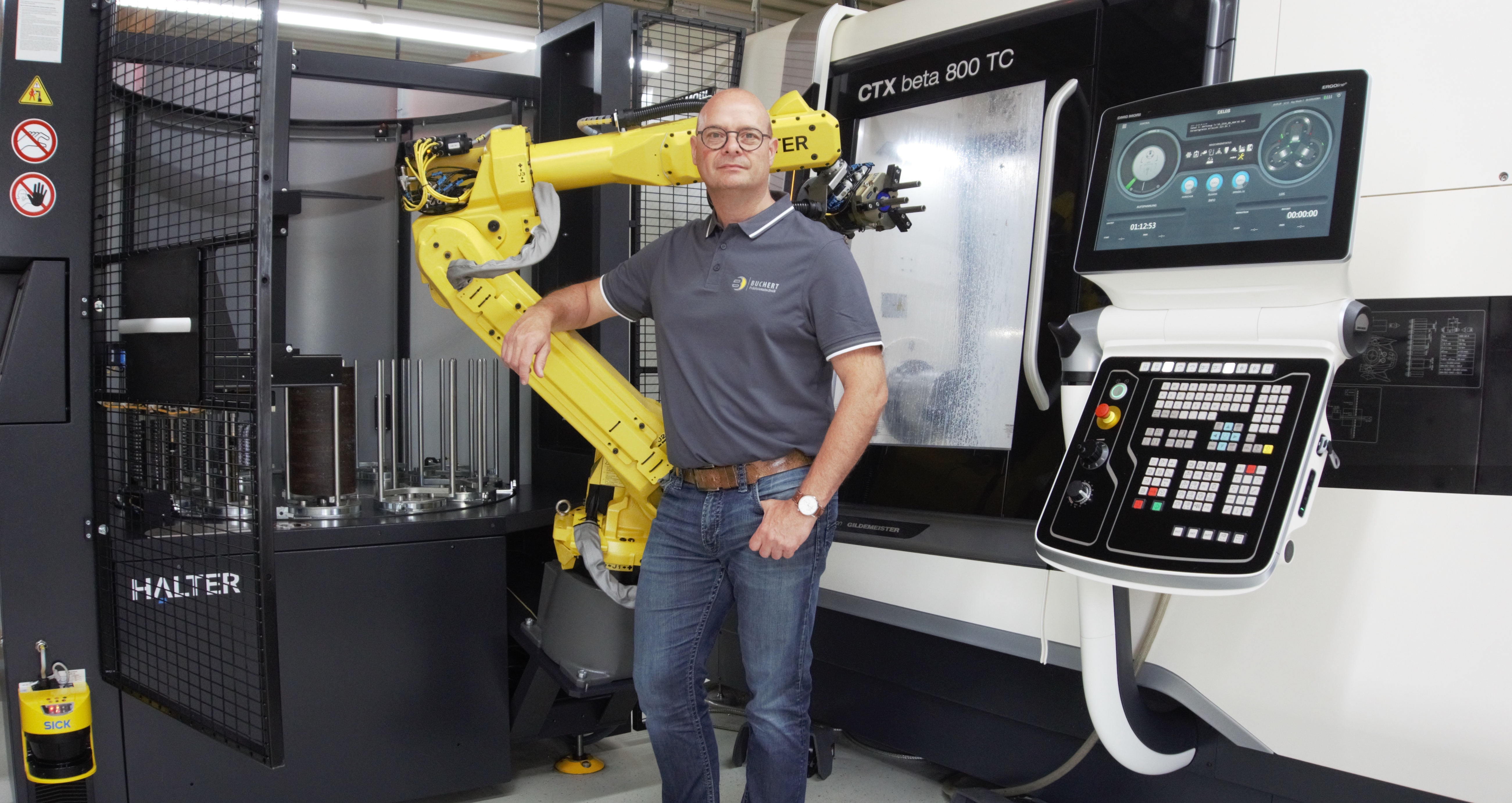 DMG Mori CTX beta 800 TC avec HALTER LoadAssistant