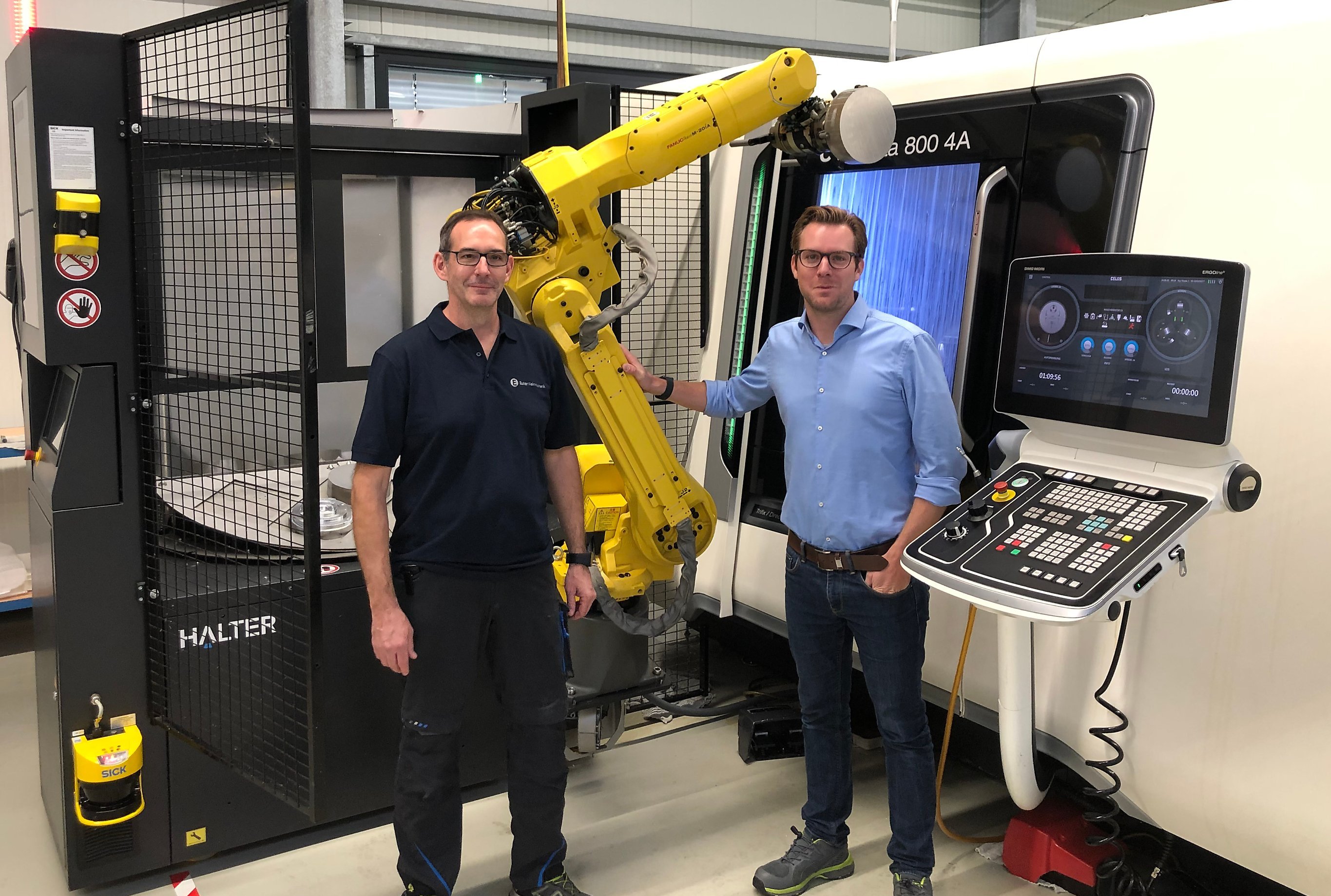 DMG MORI CTX beta 800 4A mit HALTER LoadAssistant 