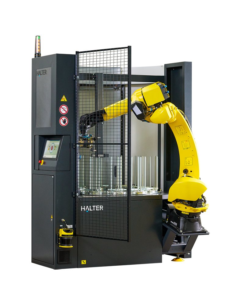 HALTER MillStacker Premium 25/35 robot cell - high capacity