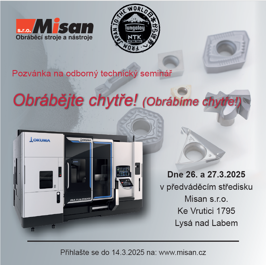 Smart machining - Open House Misan s.r.o.